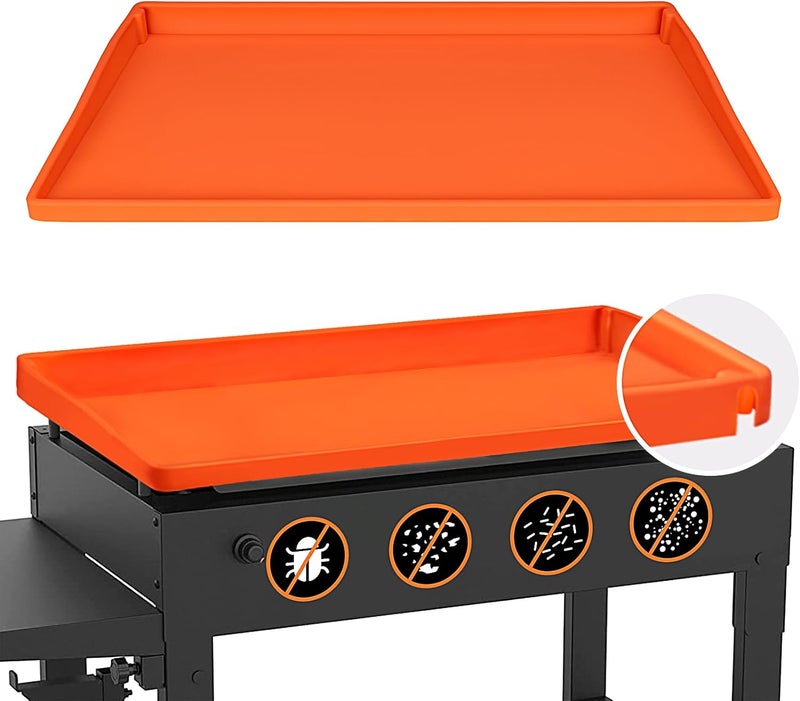 NancyL Griddle Mat Silicone Protective Cover, Full-Edge 28" Grill Cover Blackstone Accessories for Blackstone 28 Inch Griddle, Heavy Duty Food Grade Grill Cover - Image 1